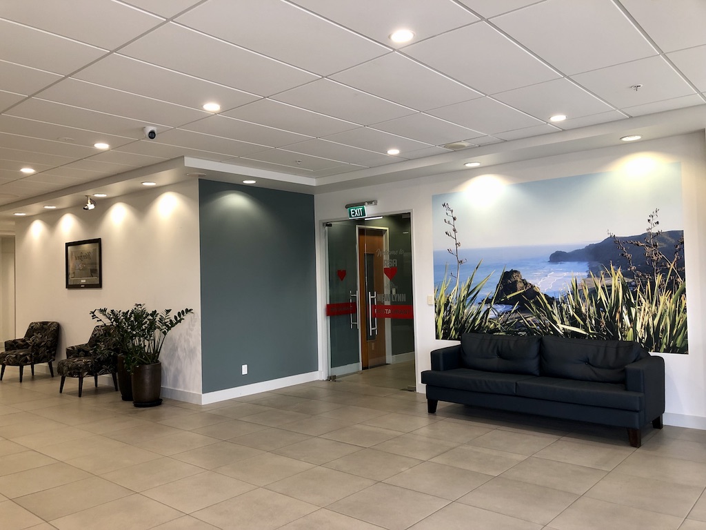 Lynfield RSA Lobby Interior Design - sienna design
